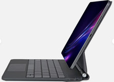 Magic Keyboard for Ipad Pro 12.9 6Th 5Th 4Th 3Rd Gen - Air 13 M3 M2 Case Black.. picture
