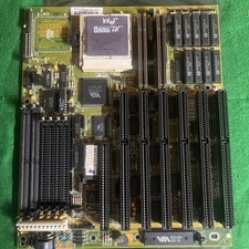 FIC 486-GVT-2 VIA VT82C486A Motherboard Intel 486DX-33 256KB VLB ISA Socket 3 picture