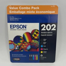 New Epson 202 T2021-5-SVH Black, Yellow, Cyan and Magenta Ink Cartridge picture