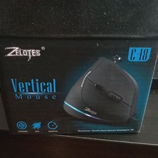 Zelotes C-18 Vertical Wired Gaming Mouse 11 Buttons - Black picture