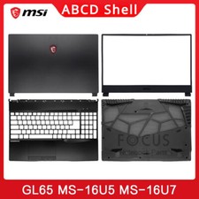 MSI GL65 MS-16U4 16U5 16U7 LCD Back Cover/Front Bezel/Hinges Genuine ABCD Shell picture