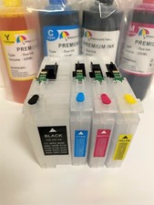 Empty Refillable Cartridges plus Refill Ink for Brother LC3037 LC3039 MFC-J5845D picture