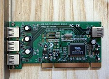 PCI USB 2.0 4-Port Host Expansion Card VER:1.0 B/N: T-24-F-114178. READ DETAILS picture