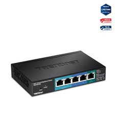 TRENDnet TPE-P521ES, 5-Port Gigabit PoE+ Powered EdgeSmart Switch with PoE Pass picture