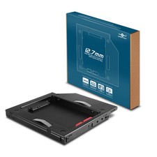 Vantec SSD/HDD Aluminum Caddy for 12.7mm ODD Laptop Drive Bay picture