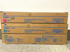 Konica Minolta Genuine TN514 Toner Set Y/M/C Laser A9E8230 A9E8330 picture