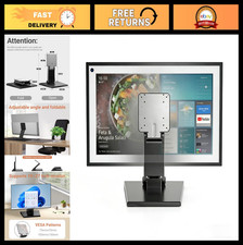 Ergonomic Lay Flat Low Profile Monitor Stand for 14-24