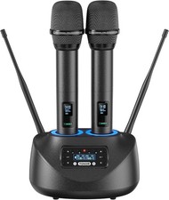 TONOR TW790 Bluetooth Wireless Microphones Rechargeable UHF Cordless Microphone picture