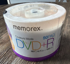 Memorex DVD Plus R 16 x 4.7 GB 50 Pack Blank Disks 120 Mins New picture