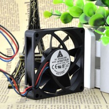DELTA AFB0712LB 12V 0.14A 7015 7CM 3-wire Chassis Cooling Industrial Fan Mute picture