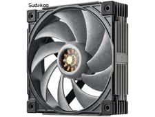 Sudokoo MACH120 120mm Case Fan: PWM Quiet PC Fans with FOC Motor - 4 Pin LCP picture