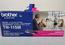 Genuine Brother TN-115M Magenta High Toner Cartridge OEM New Sealed Open Box picture