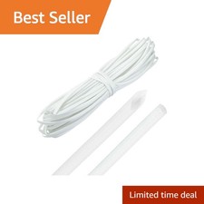 MECCANIXITY Braided Cable Sleeve, 49ft-5mm, White picture