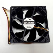 2pcs Sanyo cooling Fan 120*120*25mm 12V 0.13A 4-wire 9S1212P4M071 picture