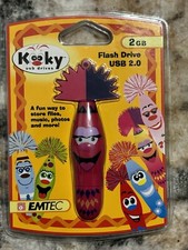 Kids Emtec Kooky 2GB USB Flash Drive USB 2.0 Wave 1 RANDOM Pull Read/See NEW NIP picture