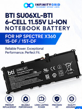NEW BTI SU06XL-BTI Battery for HP Spectre x360 15-DF 15T-DF 11.55V 6-Cell picture