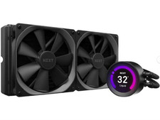 NZXT Kraken Z63 280mm AIO Liquid CPU Cooler LCD Display Dual Fan Black Preowned picture