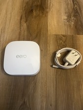 Eero Pro 6E Tri-Band Mesh Wi-Fi Router S010001 - W/ Power Cable - FRONTIER ONLY picture