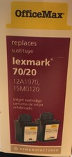 Lexmark 70/20 (12A1970 Blk) (15M0120 Color) Ink Replacement Cartridges picture