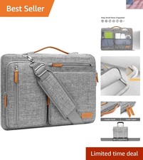 Brand New Protective Laptop Shoulder Bag Gray Messenger picture