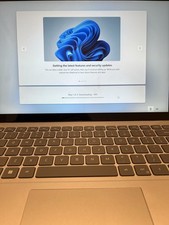 Dell Silver Notebook Laptop Windows 11 Wi-Fi Setup Screen Portable Computer picture
