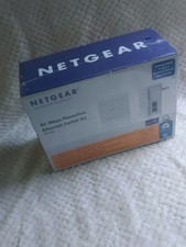 Netgear 85 Mbps Powerline Ethernet Switch Kit of TWO - XEB1004 - Used picture
