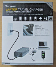 Targus Universal Laptop Travel Charger 90W-USB Fast Charging  APM32US picture