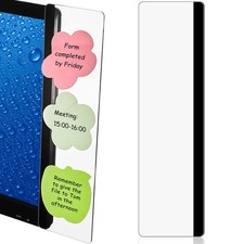 Monitor Sticky Note Holder, 2 Pcs Clear Memo Board, Left Right Computer Panel picture