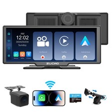 10.26 Inch Wireless CarPlay Screen for Car, Apple CarPlay  Android Auto Touch... picture