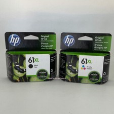 HP 61XL Black & Color Genuine Ink Cartridges Set HP 61XL Combo picture