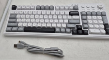 AULA F3099 HE Magnetic Switch 3-in-1 Wired/Wireless RGB Hot-Swap Keyboard White picture