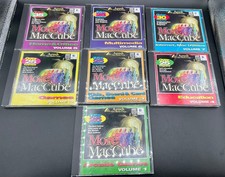 Vintage Games Apple MAC More MacCube 7 CD ROM’s picture
