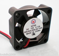 1pc Brushless DC Cooling Fan 5 Blade 12V 3010 30mmx30mmx10mm 2pin picture
