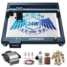 Longer Laser B1 20W Laser Engraver Cutting Engraving Machine W/ Air-Assist Pump picture