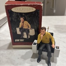 STAR TREK Captain James T. Kirk Hallmark Keepsake Ornament 1995 picture