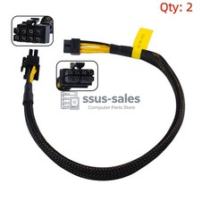 2PCS Server Internal Power Cable Mini 8 to 8 Pin For Dell 14G R740 12V power picture