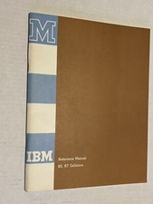 Vintage IBM Reference Manual 85, 87 Collators May 1960 picture