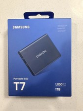 Samsung T7 1TB (MU-PC1T0T/AM) USB 3.2 Gen 2 External SSD FACTORY SEAL - GRAY picture