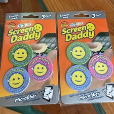 Screen Daddy Microfiber Cleaning Pads 3pk Lot Of 2 + Bonus picture