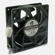 3-pack TKFAN ULTRA HIGH AIRFLOW SERVER MINER FANS 12V 285 CFM 120x38mm 3-Pin PWM picture
