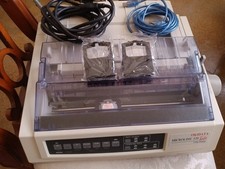 Oki MICROLINE 320 Turbo Mono Dot Matrix Printer USB RE-NEWED picture