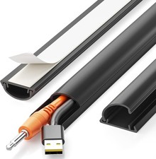 Adhesive Cord Hider Wall Kit Wire Cover, 42.5In Multiple Function Cable Cover fo picture
