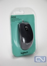 *New Sealed* Logitec M100 Mouse full-size corded Left hand/ right hand USB picture