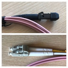 mss fibre Patch Lead Cable, MTRJ to LC, DX 62.5/125 LSZH Duplex, Multimode picture
