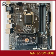 FOR GIGABYTE GA-H270M-D3H DDR4*4 64GB HDMI DVI-D VGA Micro ATX Ｍotherboard Test picture