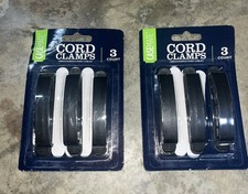 Casemate Cord Organizer Clips Set of  3 NEW Self-Adhesive Wire Holder Clamp 3.5