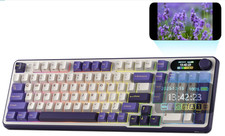 Teclado mecánico 98 teclas inalámbrico con pantalla y perilla, hot-swap picture
