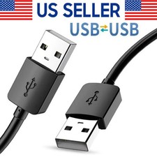 USB 3.0 A Male to A Male Cable Data Transfer Super Speed Power Charger Metal picture
