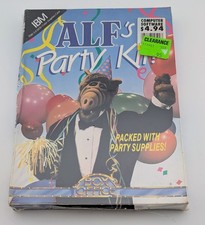 New 1988 Box Office PC IBM Dos Game Alf's Party Kit Factory Sealed picture
