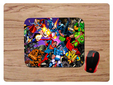 MARVEL VS DC COLLAGE MOUSEPAD MOUSE PAD HOME OFFICE GIFT DESIGN 2 picture